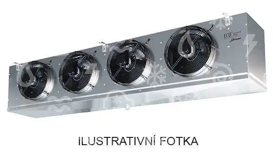 výparník ECO - Luvata GCE314F4ED, 12.77 kW (dT 8 st., R404) s odtáváním